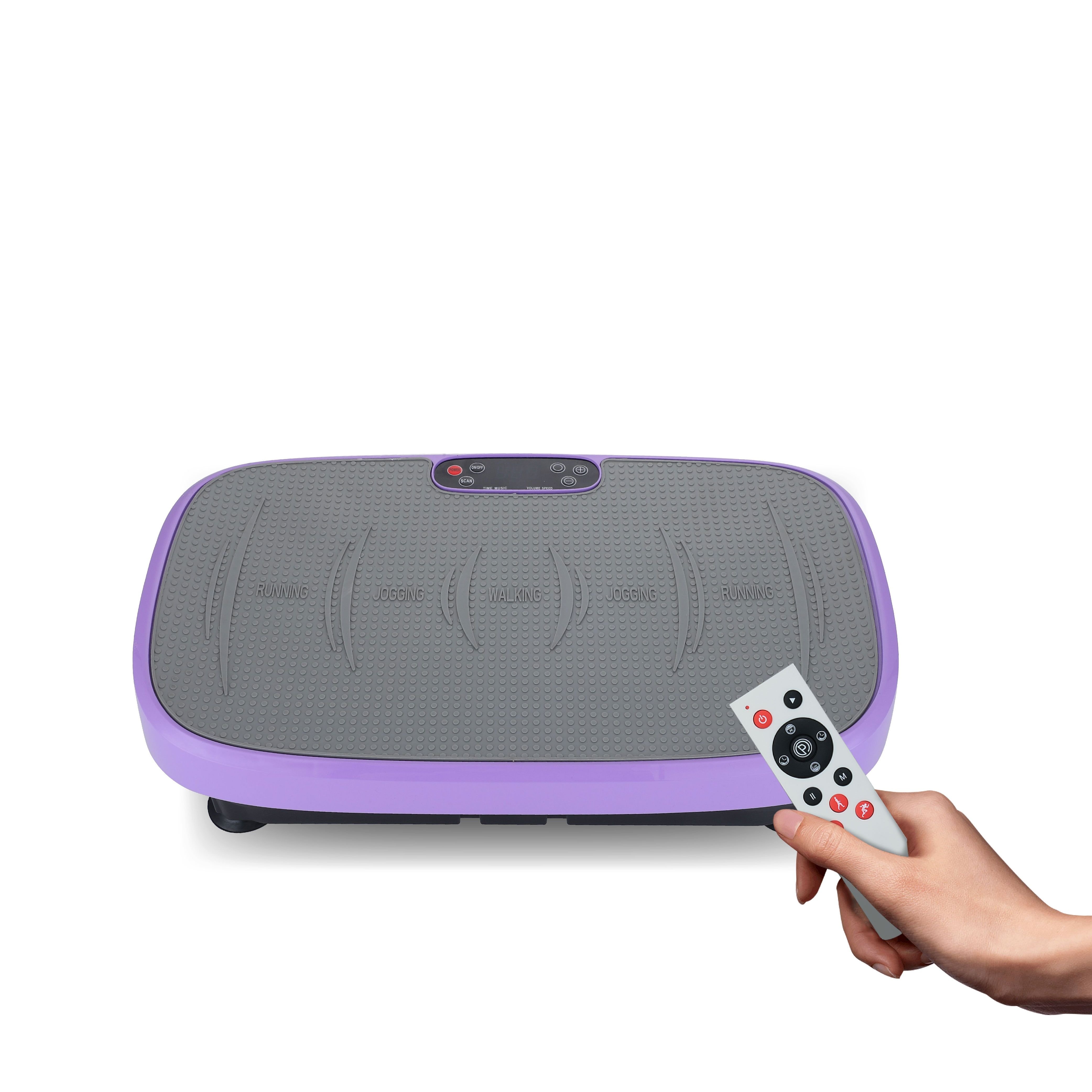 Vibration Plate Fitness Platform, Whole Body Exercise Machine for Lymphatic Drainage, Shaking Workout Board with 120 Speed Levels Vibration Plate Fitness Platform, Whole Body Exercise Machine for Lymphatic Drainage, Shaking Workout Board with 120 Speed Levels