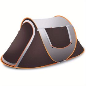 Family Camping Tent, can accommodate 3 to 4 People, Ventilation on All Sides, 1 Second Extremely Fast Installation, Wind/Rainproof (Color: 1PC)